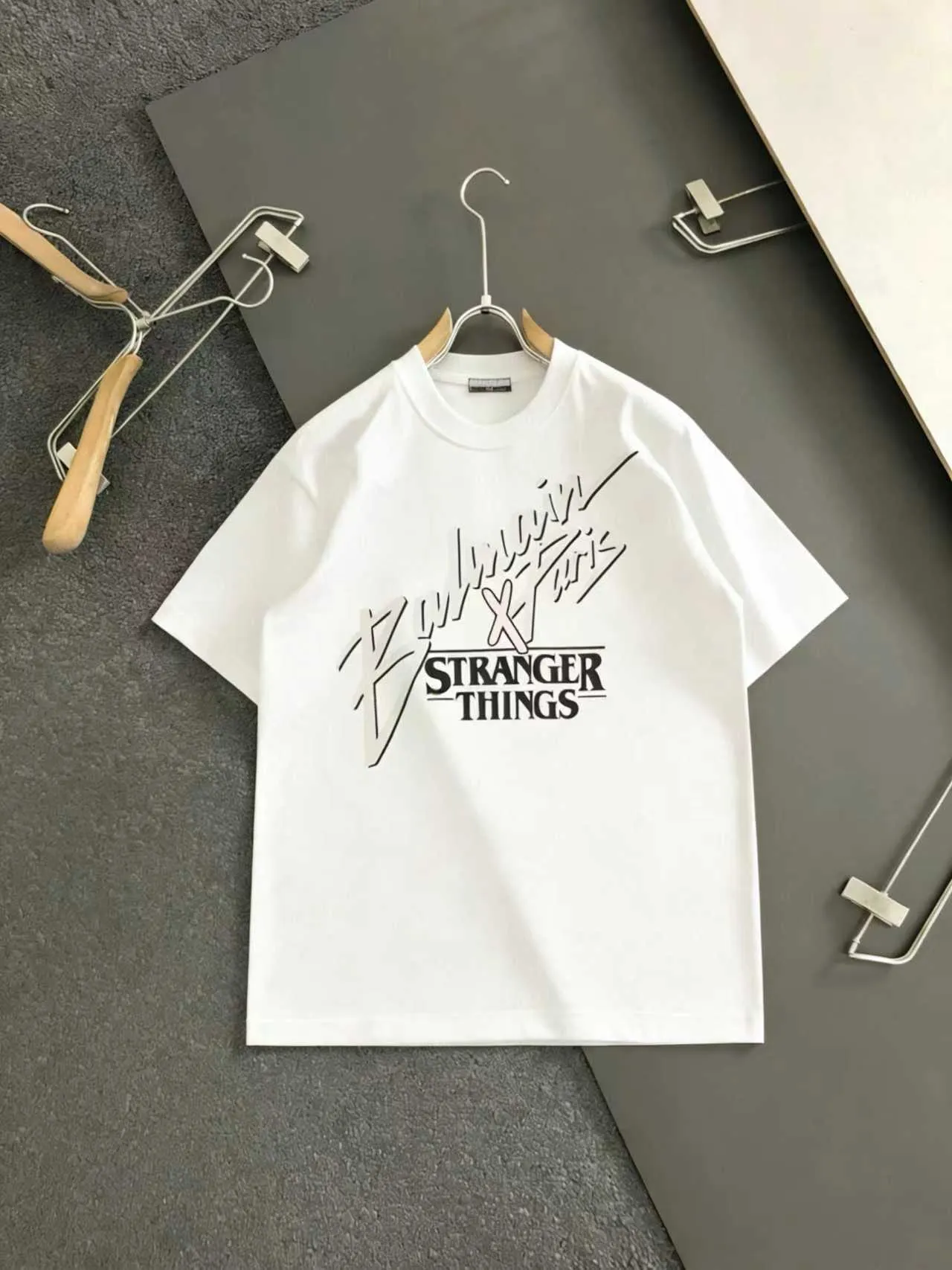 P90《𝙉𝙚𝙬♈️ BALMAIN》🏖 25 New Arrival logo T ， 260 32 ， 。 : Black White Size:S M L XL 2XL